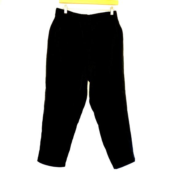 Dictionary Dress Pants Womens Large 12-14 Black Elastic Waist Band High Rise - Picture 4 of 10